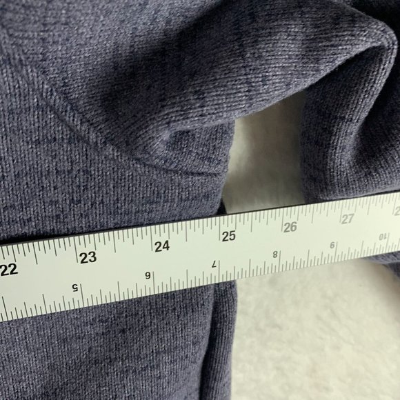 Under Armour Sweatshirt Men's 2XL Blue Polyester Snap Henley Fleece-Lined 6642 - Picture 5 of 9